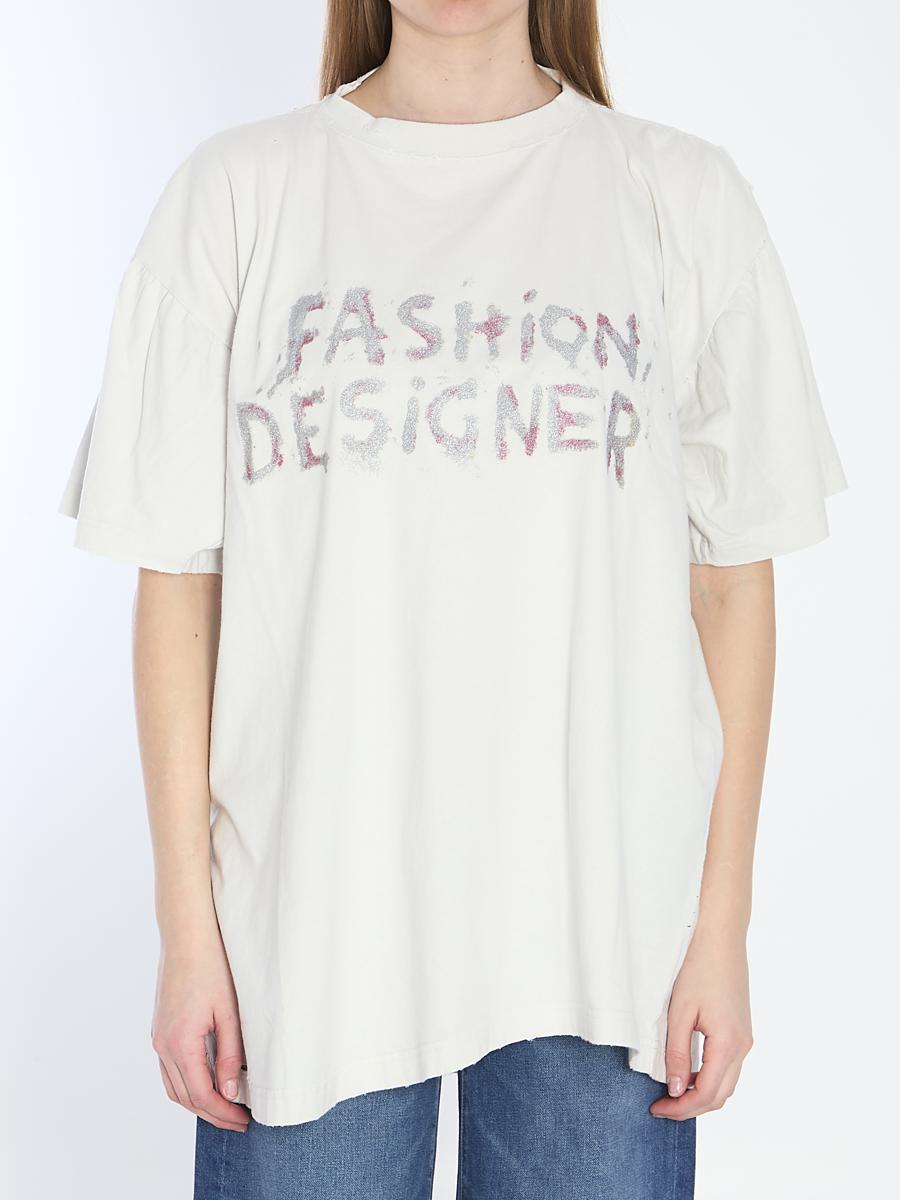 Distressed Cotton Shirt