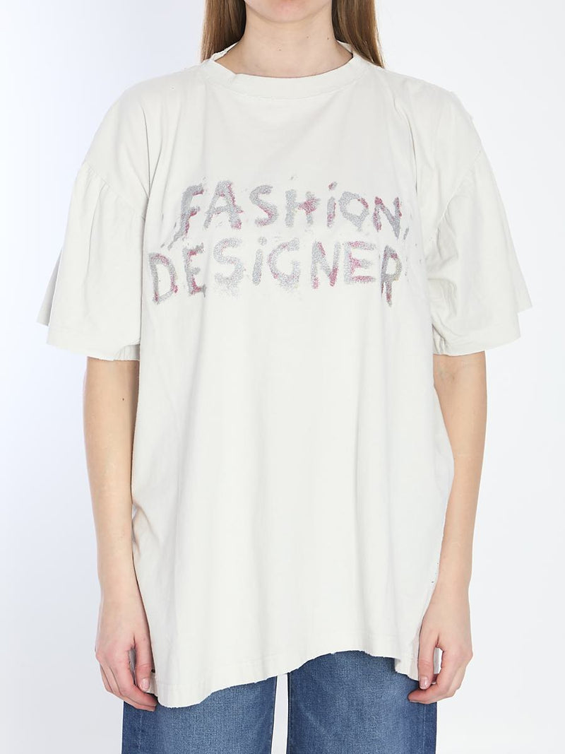 Distressed Cotton Shirt