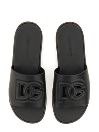 Dolce & Gabbana Sandal With Logo