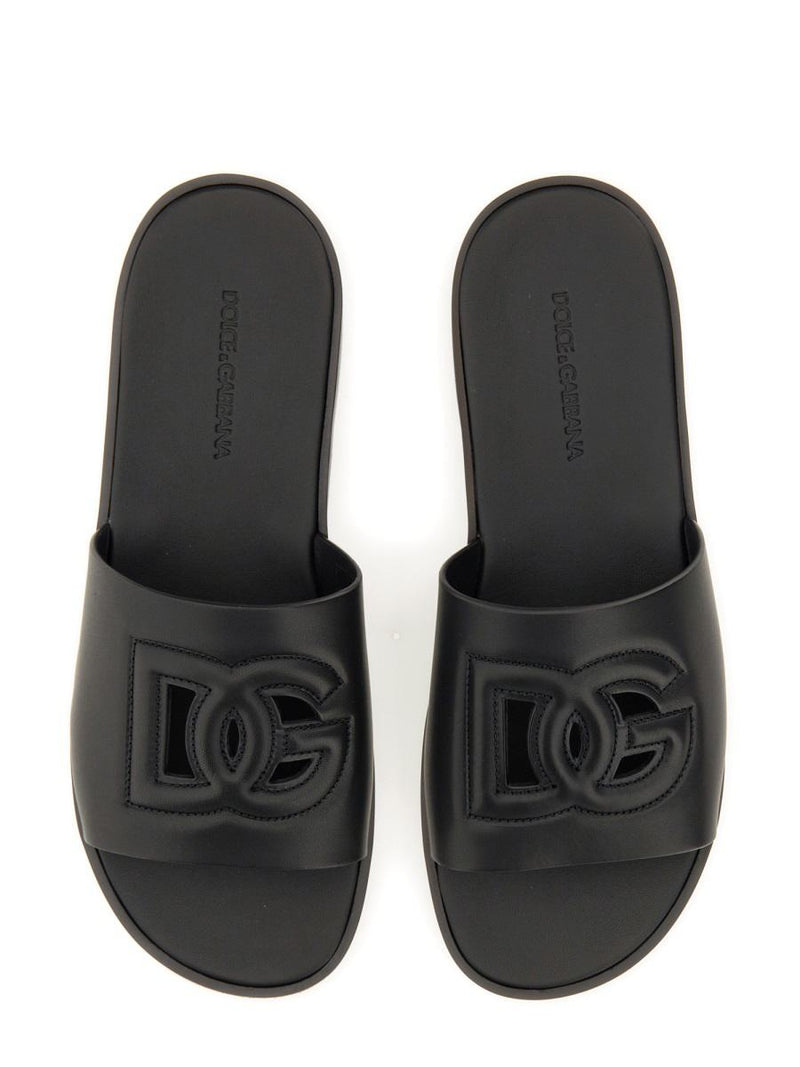 Dolce & Gabbana Sandal With Logo