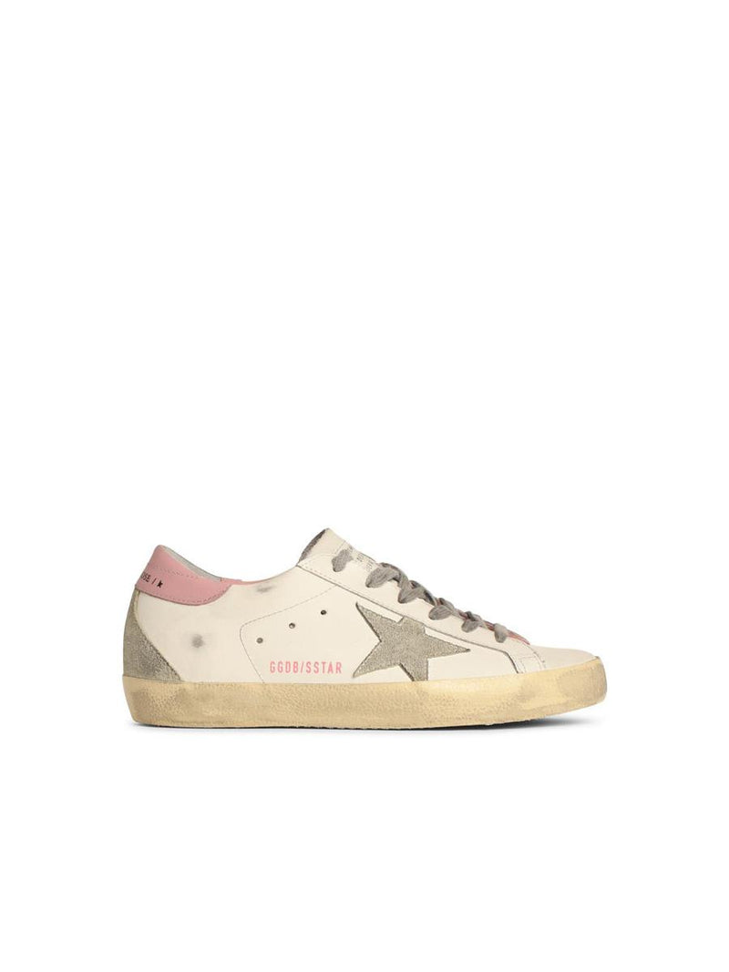 Golden Goose White Leather Superstar Sneakers