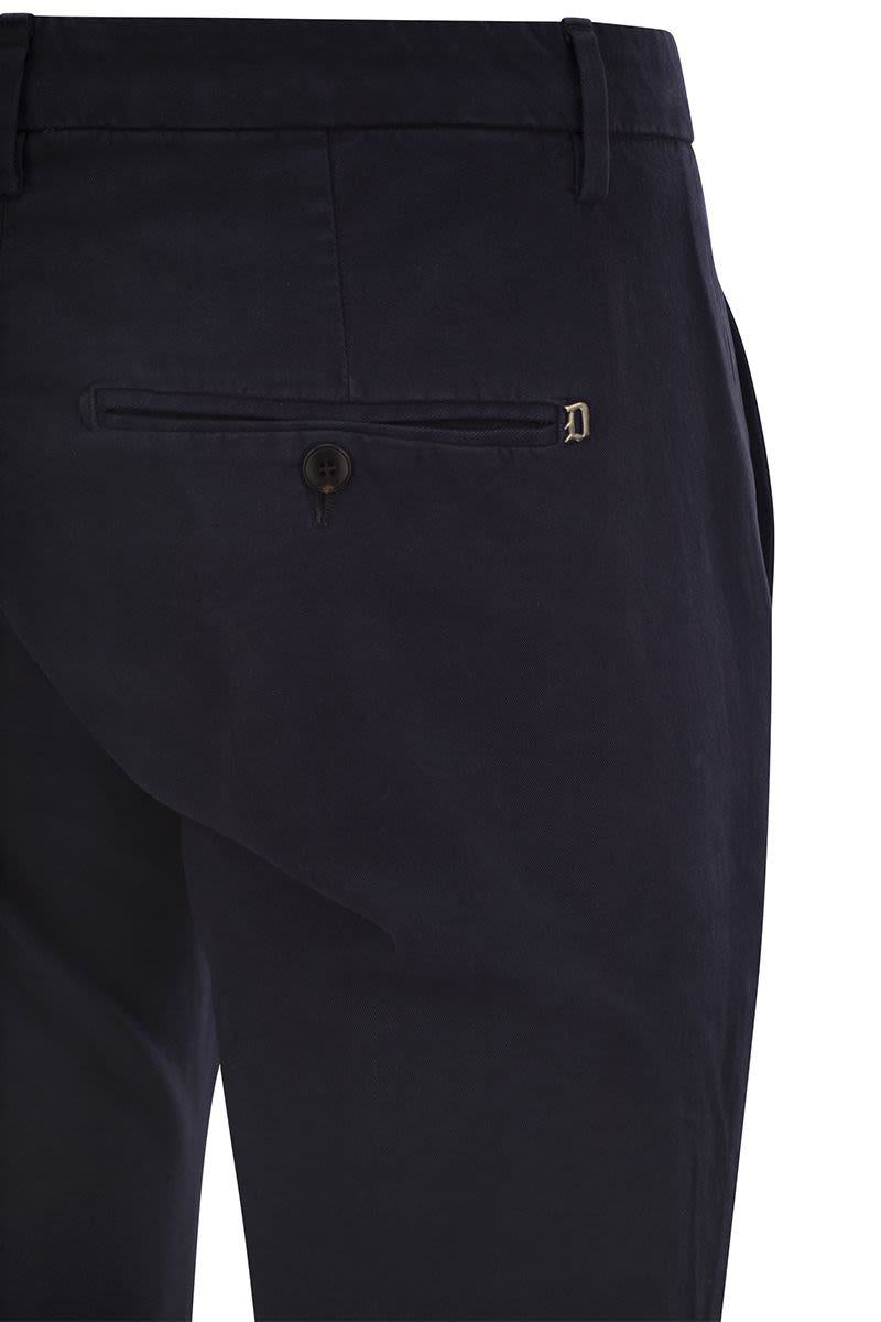 Dondup Gaubert - Slim-Fit Gabardine Trousers