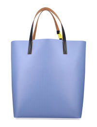 Marni Striped Tribeca Shopping Bag