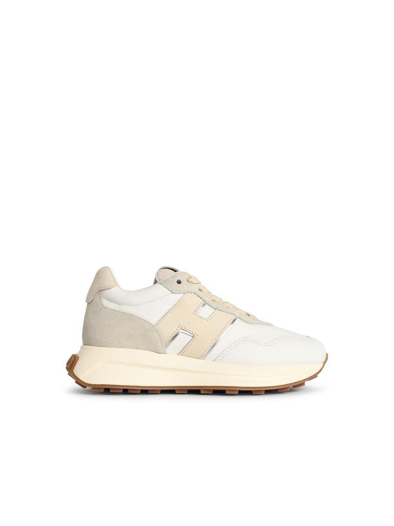 Hogan 'H641' White Leather Sneakers