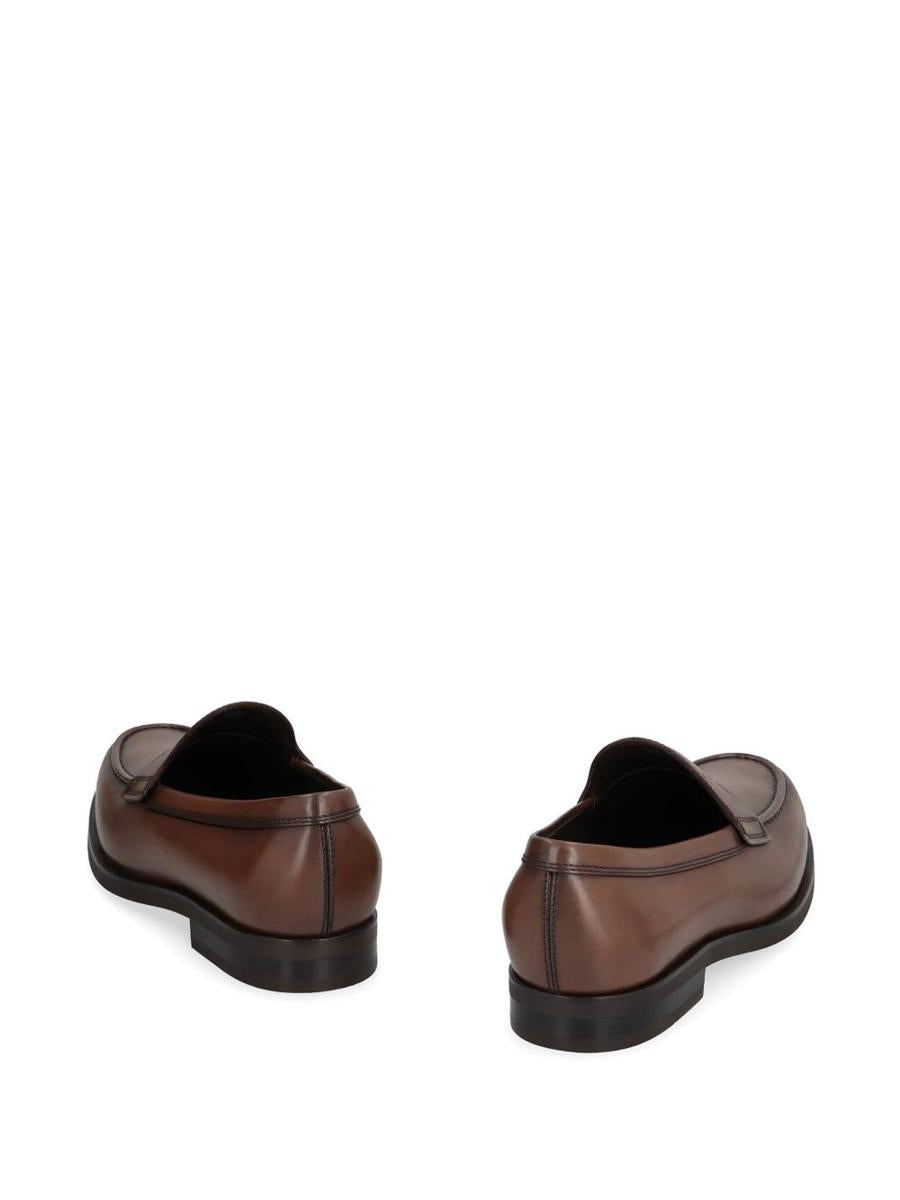 Tod'S Brown Calfskin Loafers