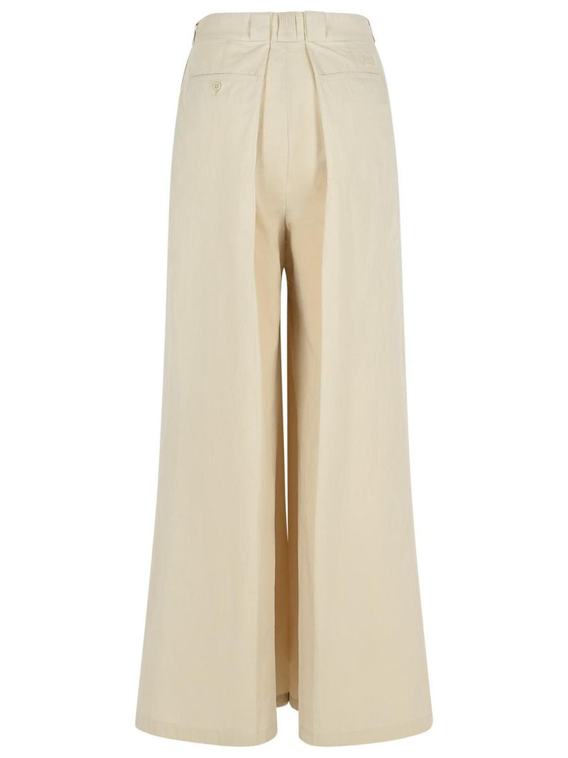 Maison Margiela 'Over' Ivory Cotton Blend Pants