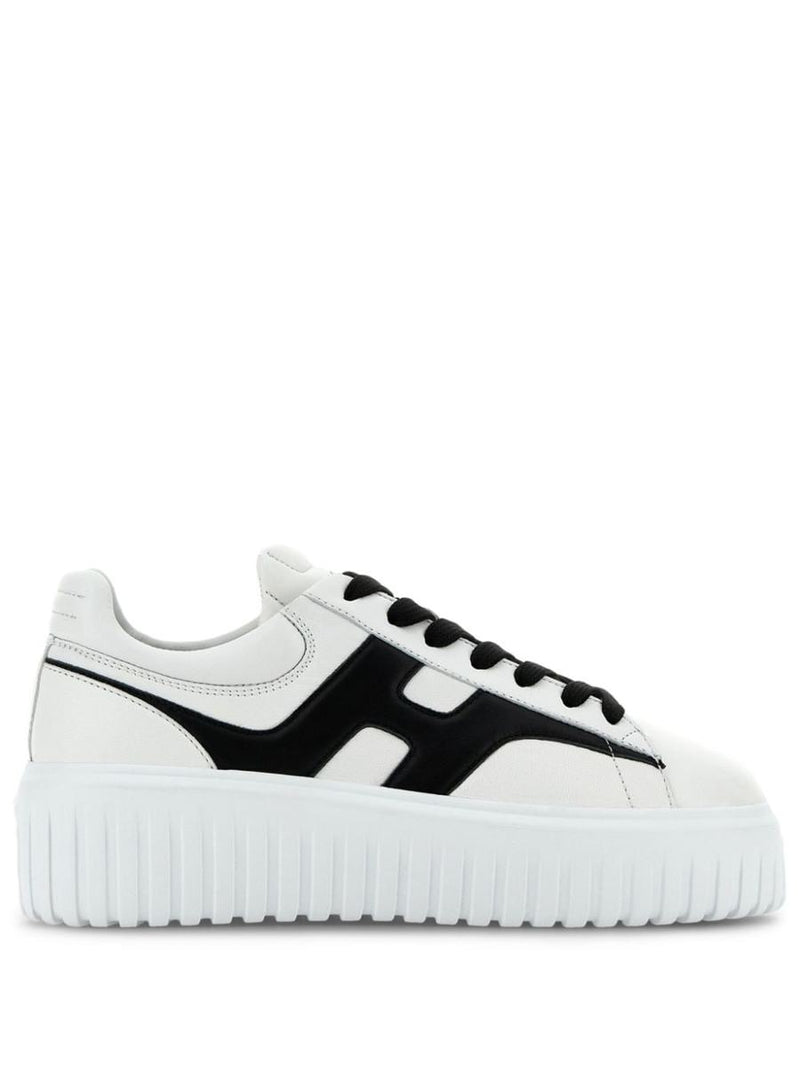 Hogan H-Stripes Leather Sneakers