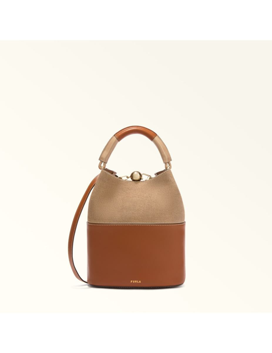Furla Leather Bucket Bag