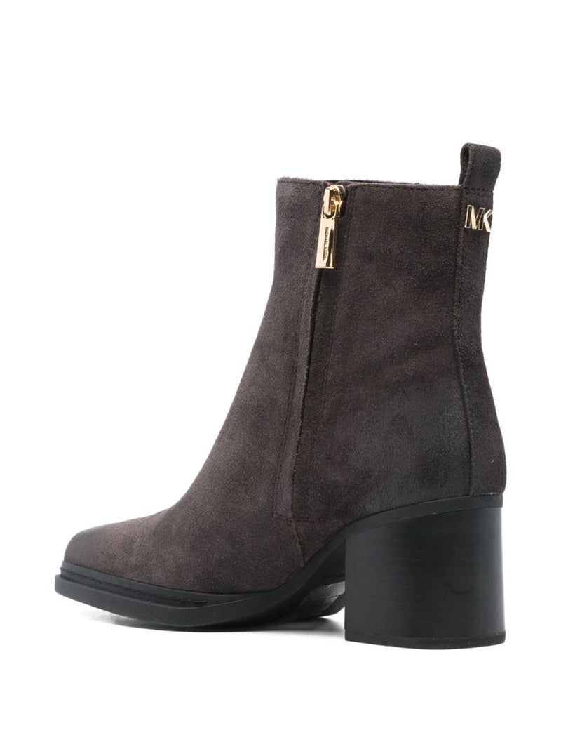 Michael Kors Suede Heeled Ankle Boots
