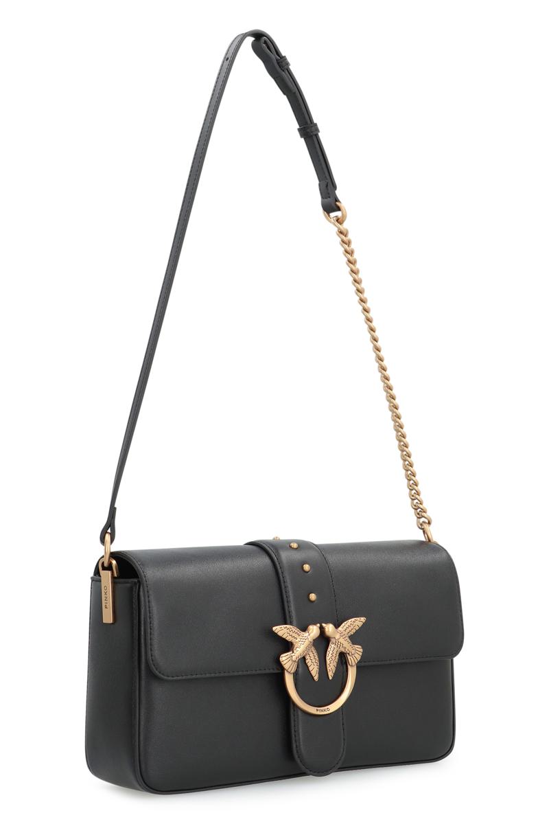Pinko Love Bag Slouchy Leather Crossbody Bag