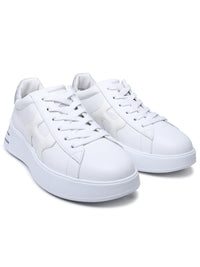 Hogan White Leather Rebel Sneakers