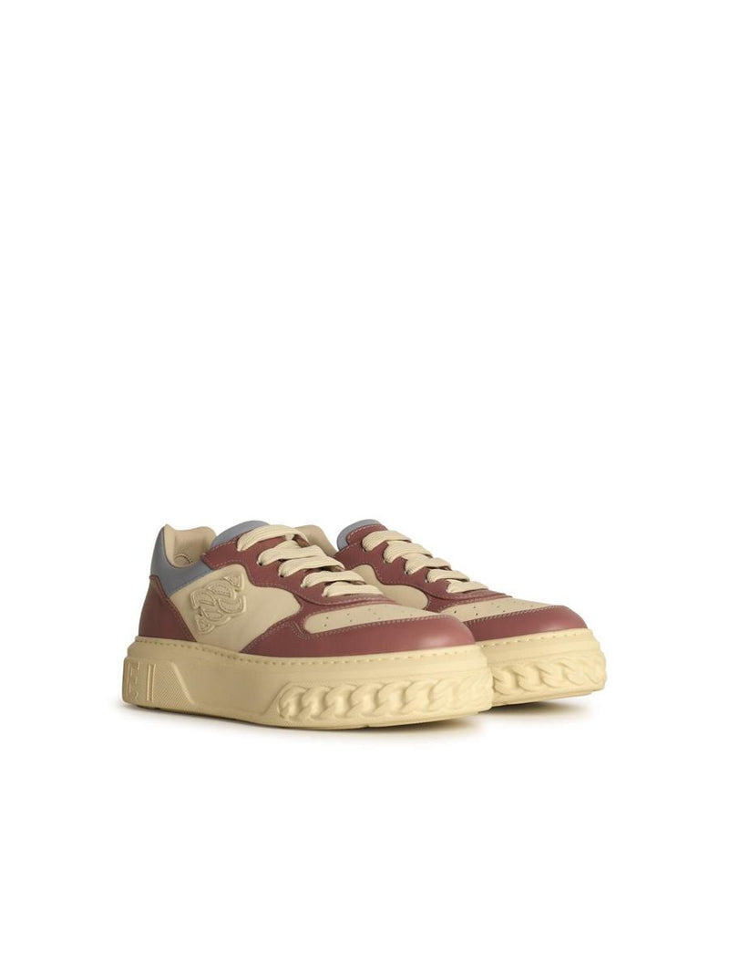 Casadei 'Off Road' Multicolor Leather Sneakers