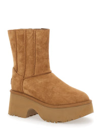 Brown 'Twin Seam New Heights' Boots In Suede Woman