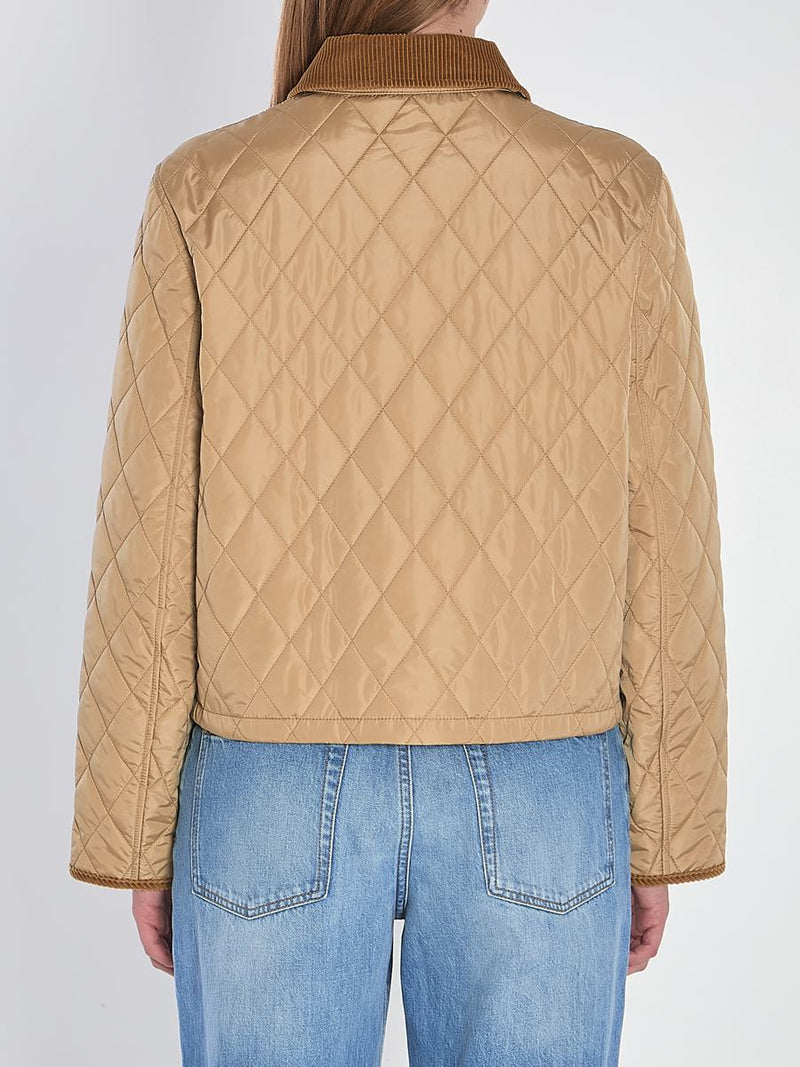 Cropped Quilted Jacket