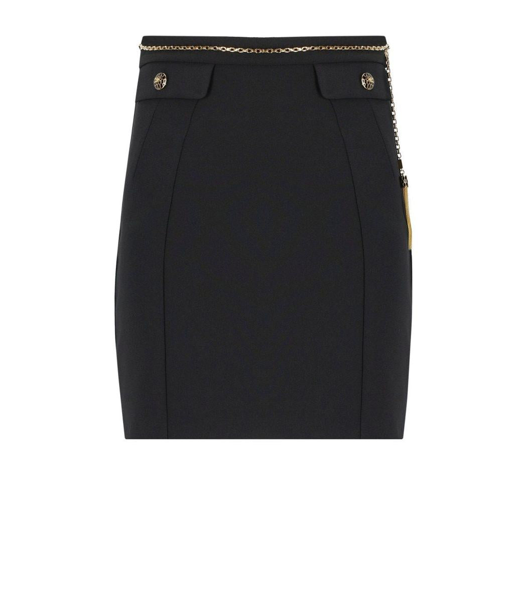 Elisabetta Franchi Black Mini Skirt