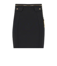Elisabetta Franchi Black Mini Skirt
