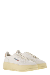 Autry Medalist Platform - Leather Trainers