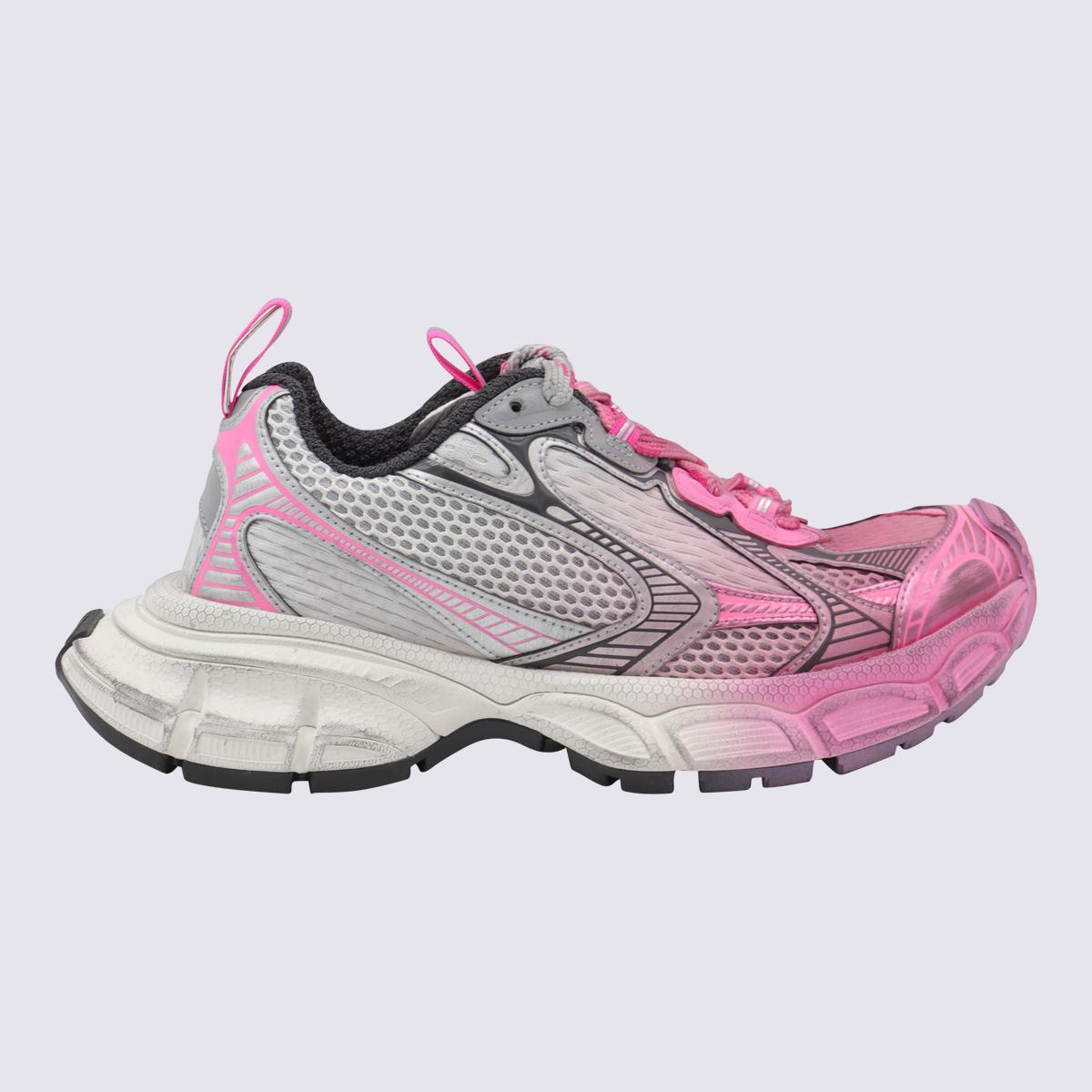 Balenciaga Grey And Pink 3Xl Sneakers