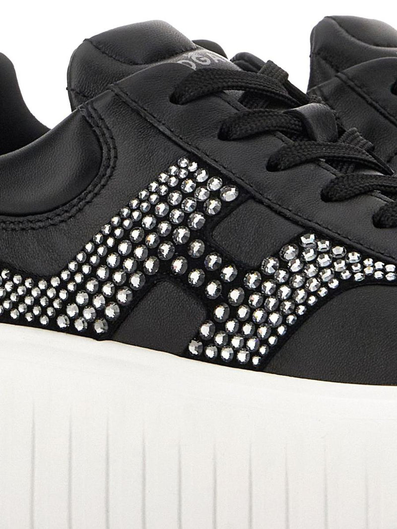 Hogan H-Stripes Leather Sneakers