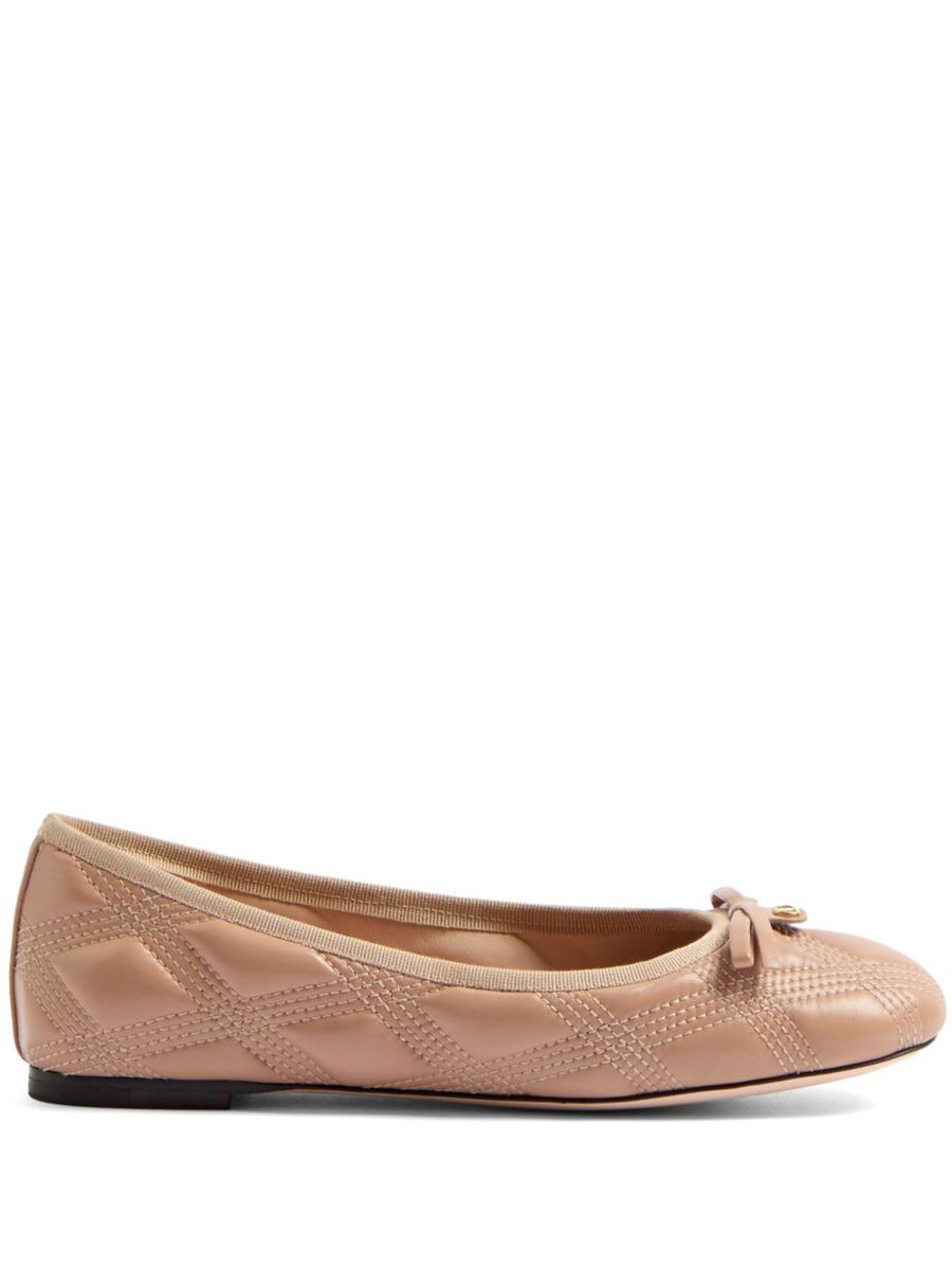 Valentino Garavani Quiltie 67 Leather Ballet Flats