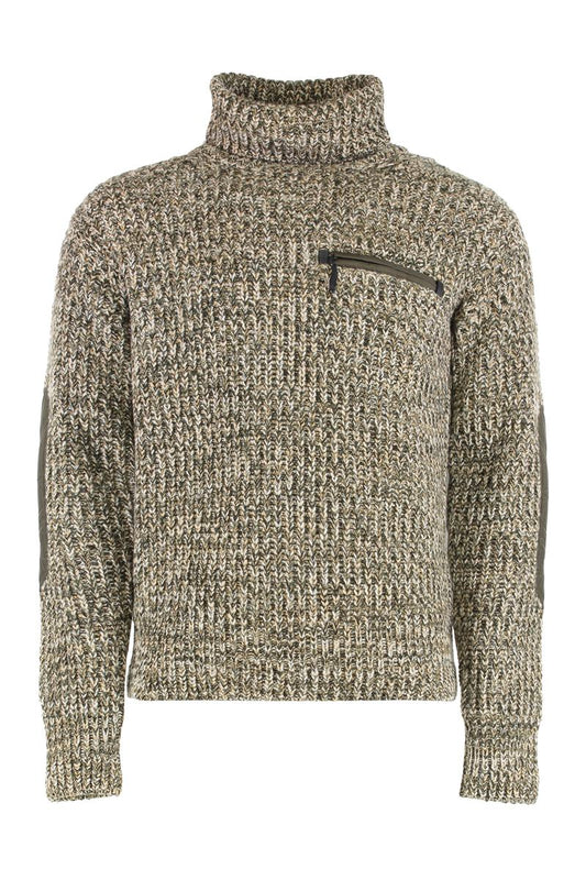 Moncler Grenoble Sweater With Turtleneck In Wool