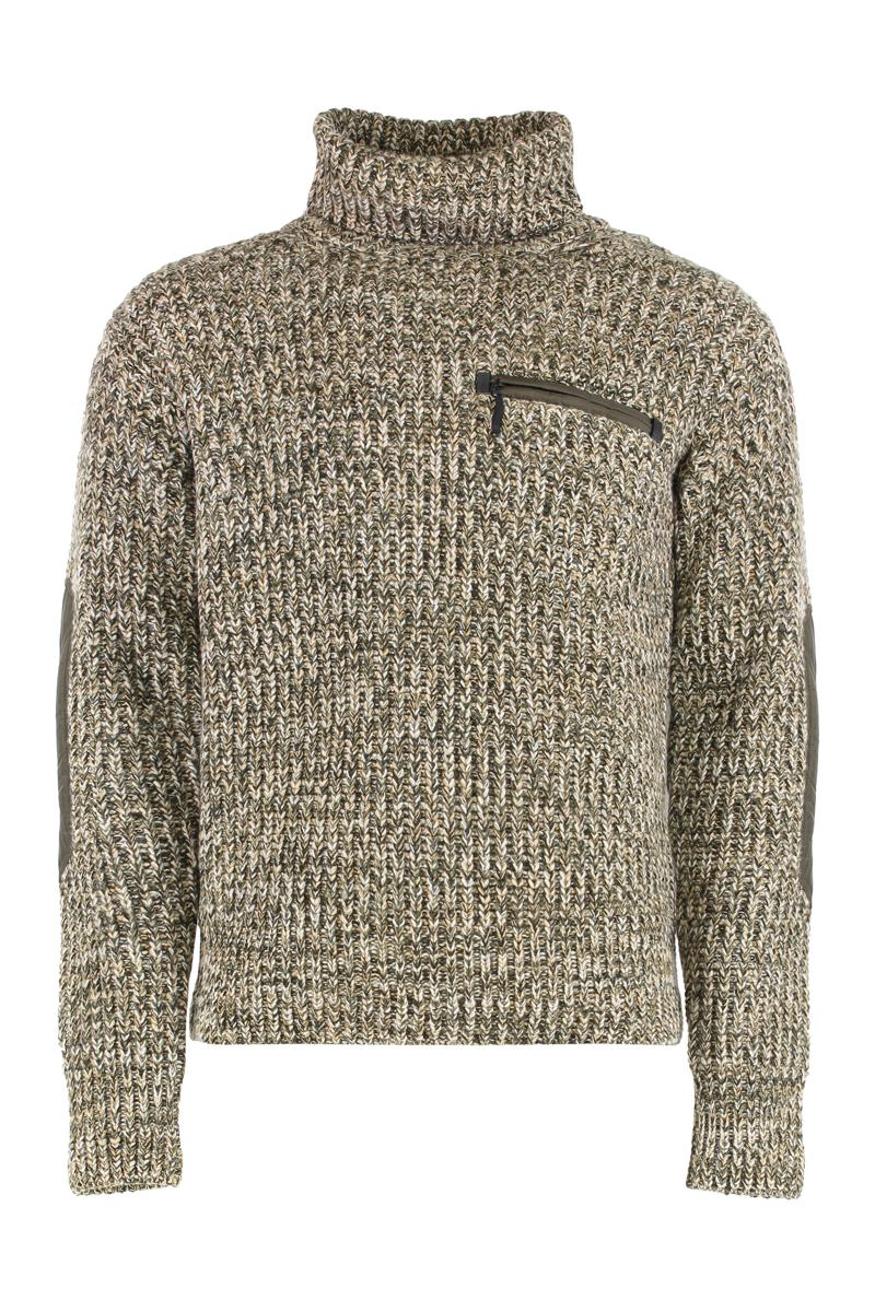 Moncler Grenoble Sweater With Turtleneck In Wool