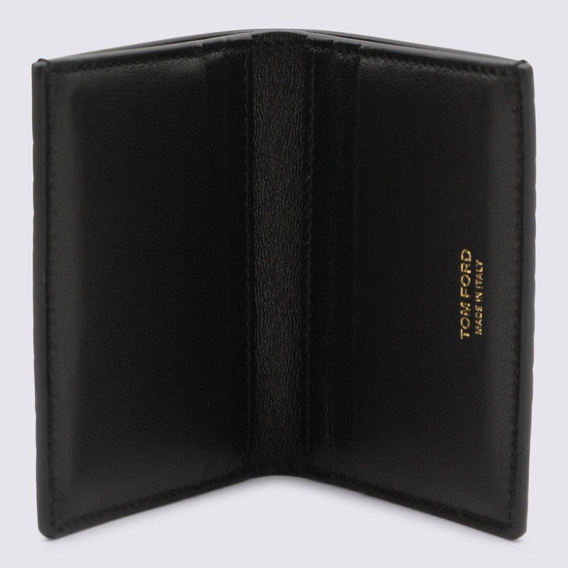 Tom Ford Black Leather Card Holder