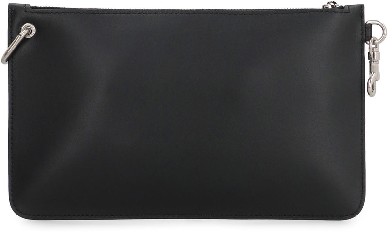 Dolce & Gabbana Necessaire Leather Flat Pouch