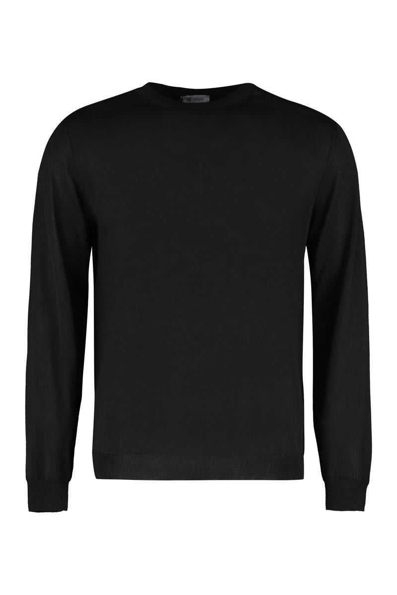 The (Alphabet) The (Knit) - Fine Knit Crew-Neck Sweater