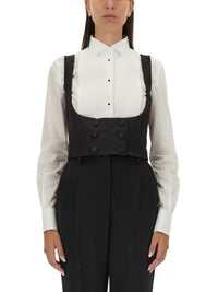 Dolce & Gabbana Double-Breasted Tuxedo Vest