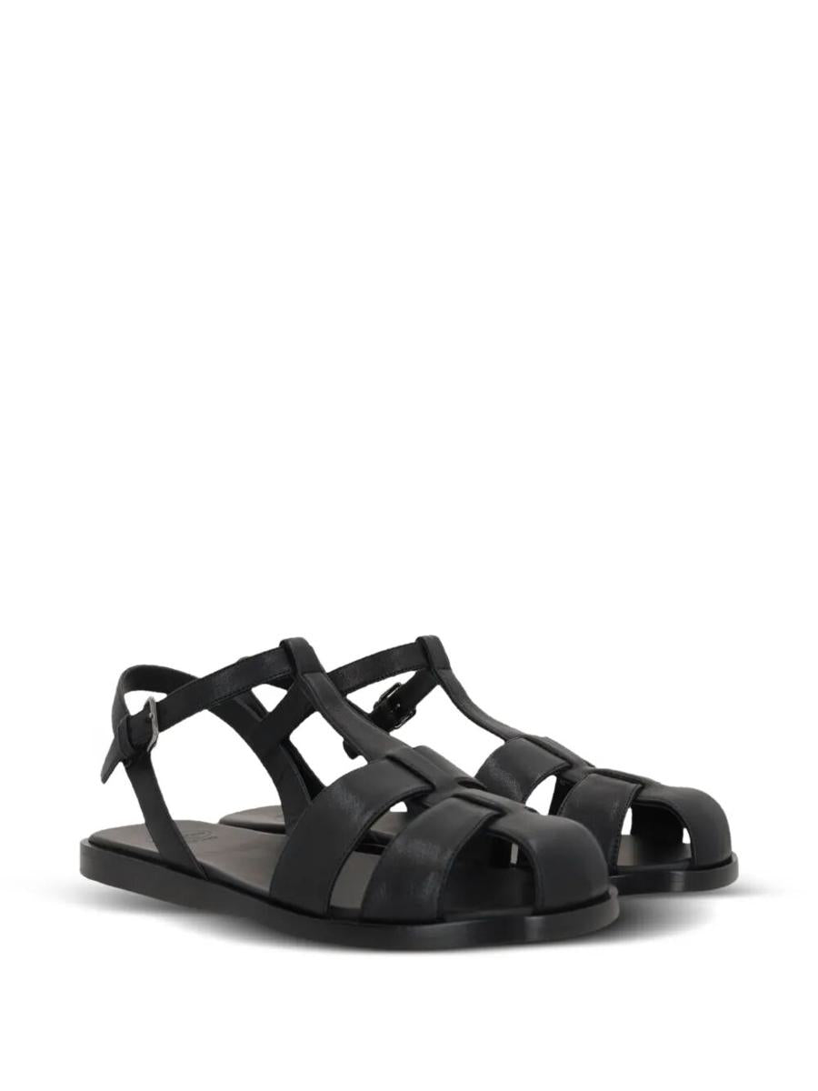 Church'S Odyssey Nappa Leather T-Strap Sandals Shoes