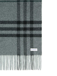 Burberry Grey Cashmere Scarf