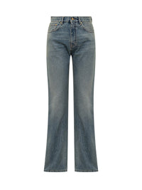 Darkpark Darkpark Blue Denim Straight Leg Jeans