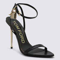 Tom Ford Black Leather Sandals