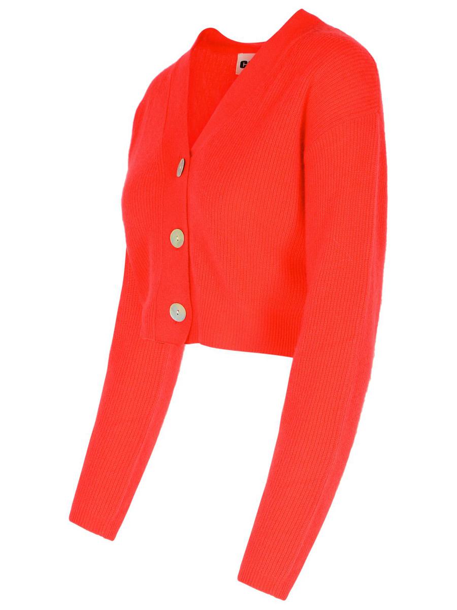 Colorush 'Koa' Red Cashmere Cardigan