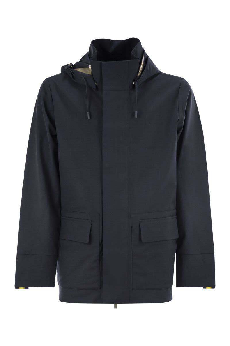 K-Way Erhal Tech Wool Blend - Hooded Jacket