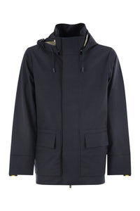 K-Way Erhal Tech Wool Blend - Hooded Jacket