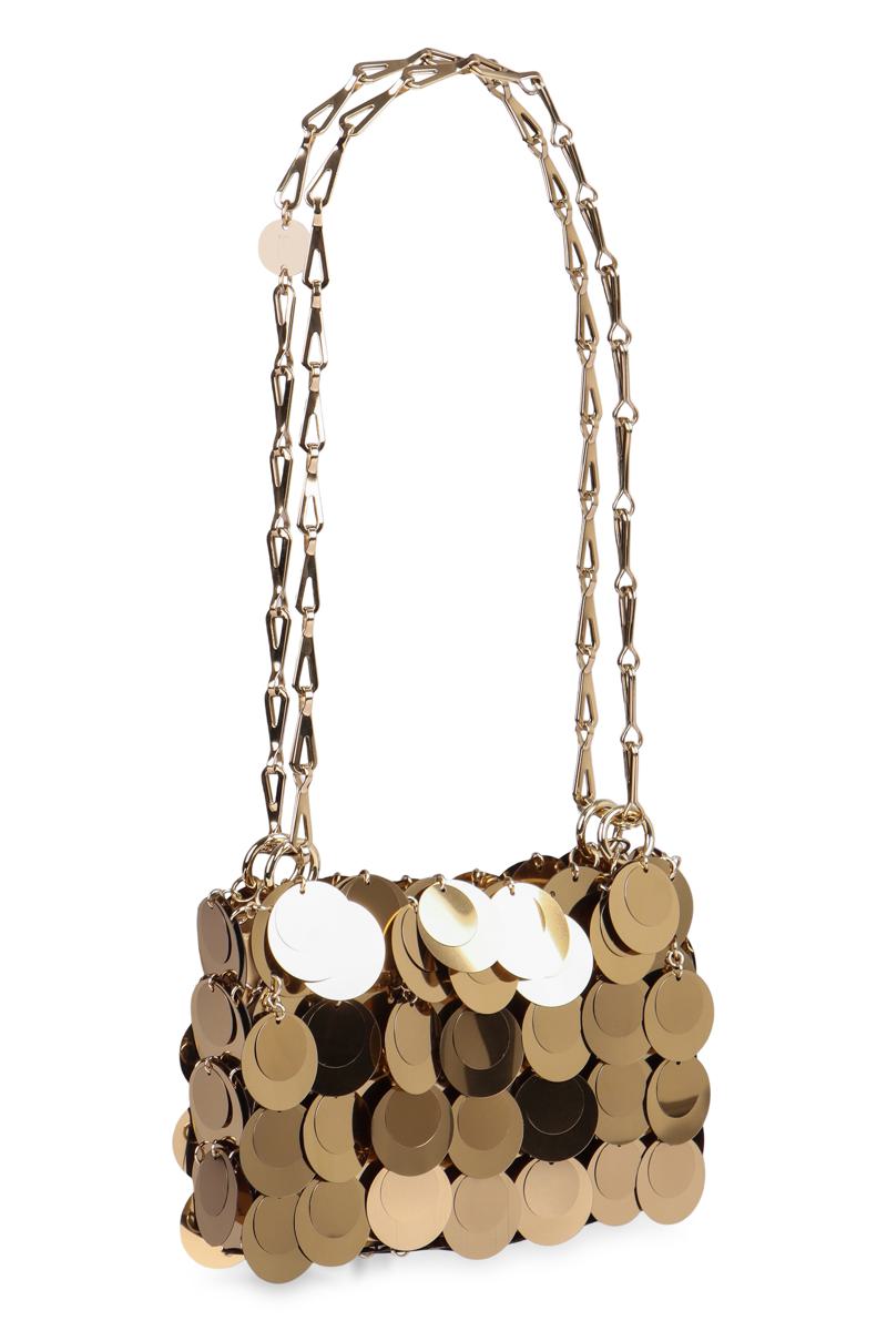 Rabanne Sparkles Discs Nano Bag