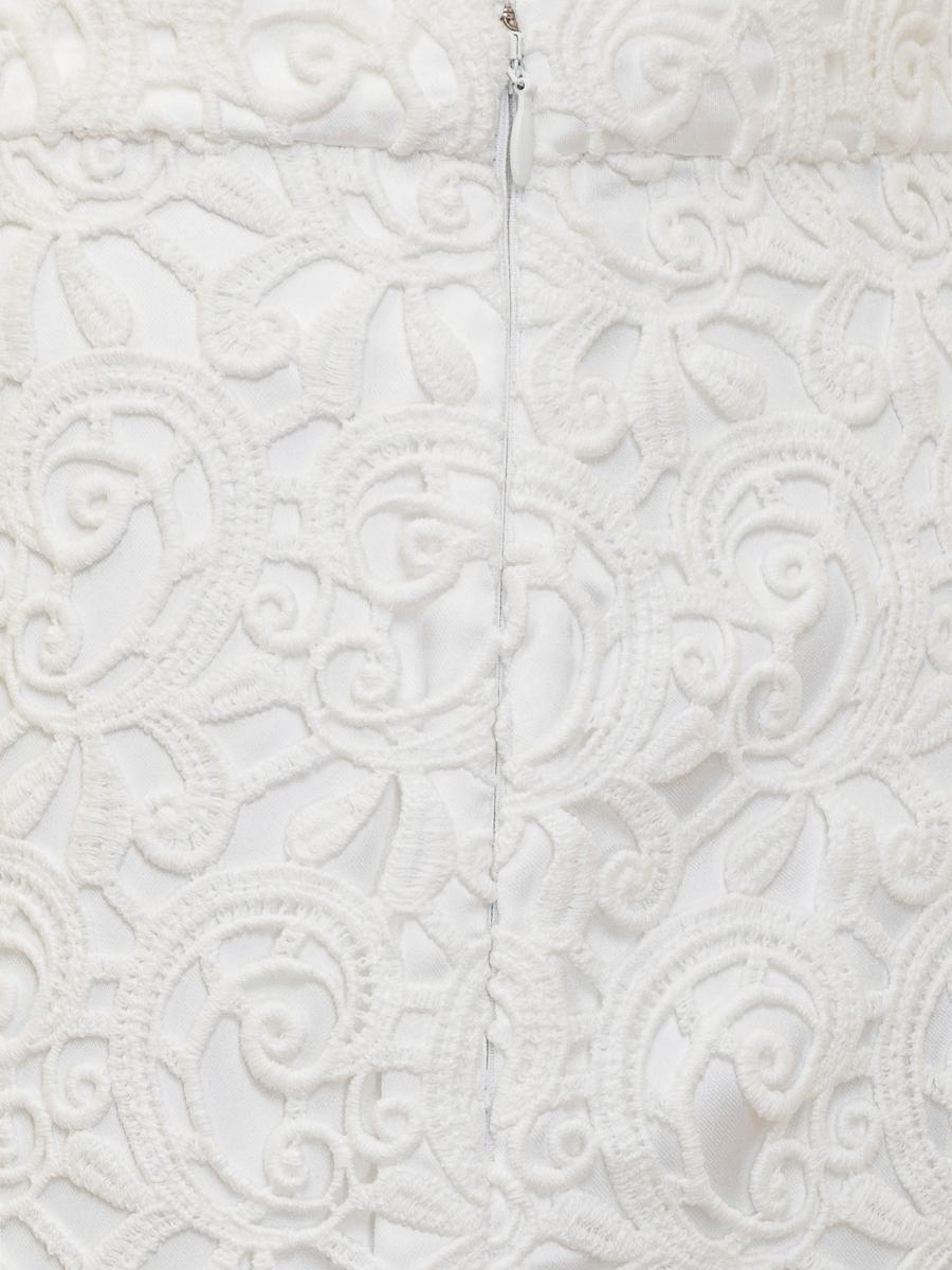 Burberry Macramé Lace Sheath Skirt