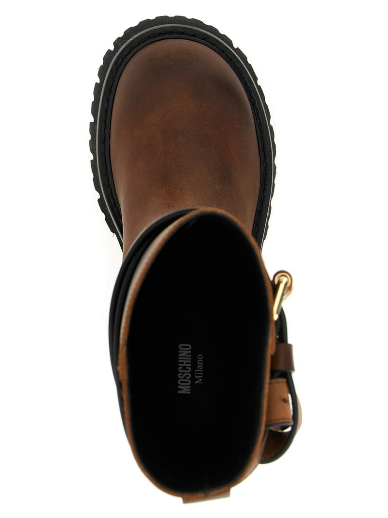 Moschino 'Brick' Boots