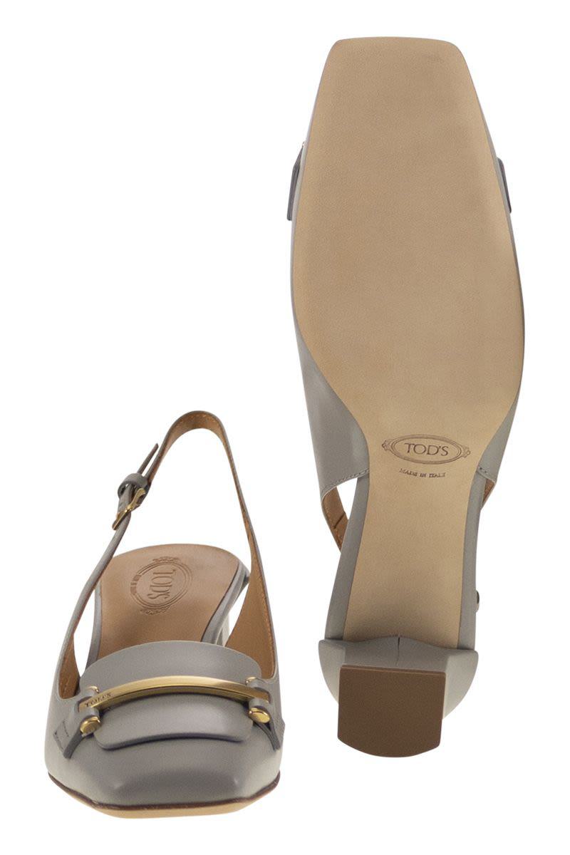 Tod'S Slingback Leather Décolleté