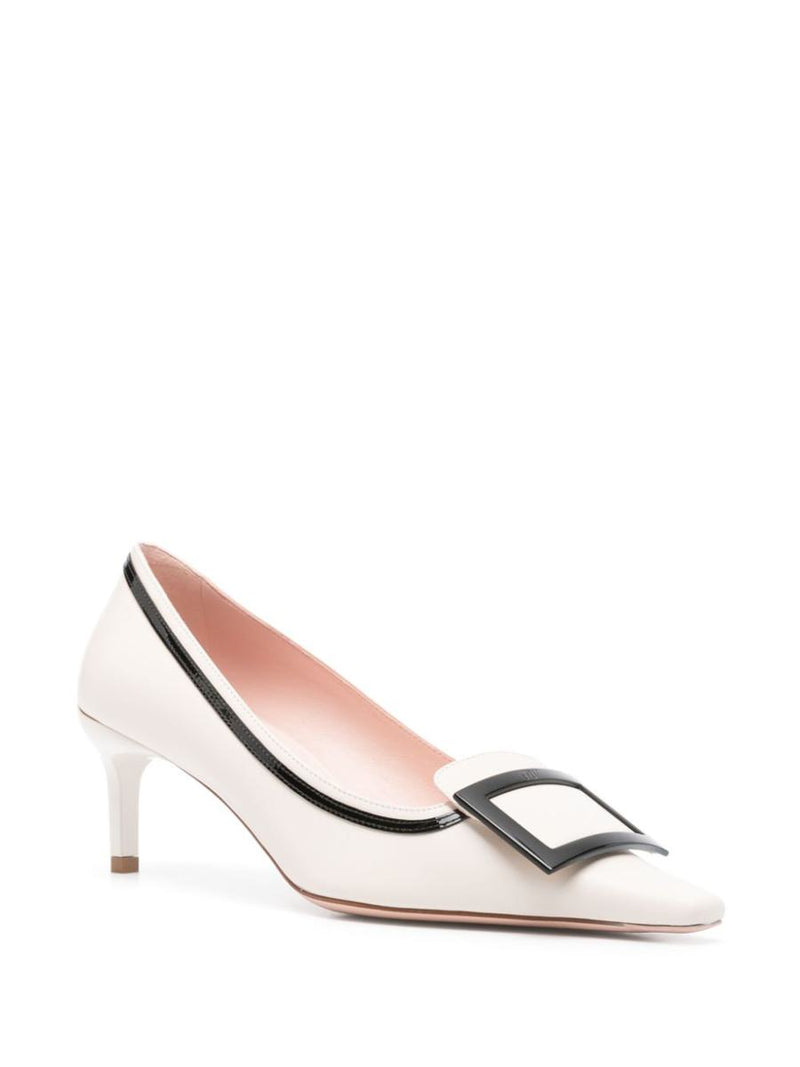 Roger Vivier Viv Canard Leather Pumps