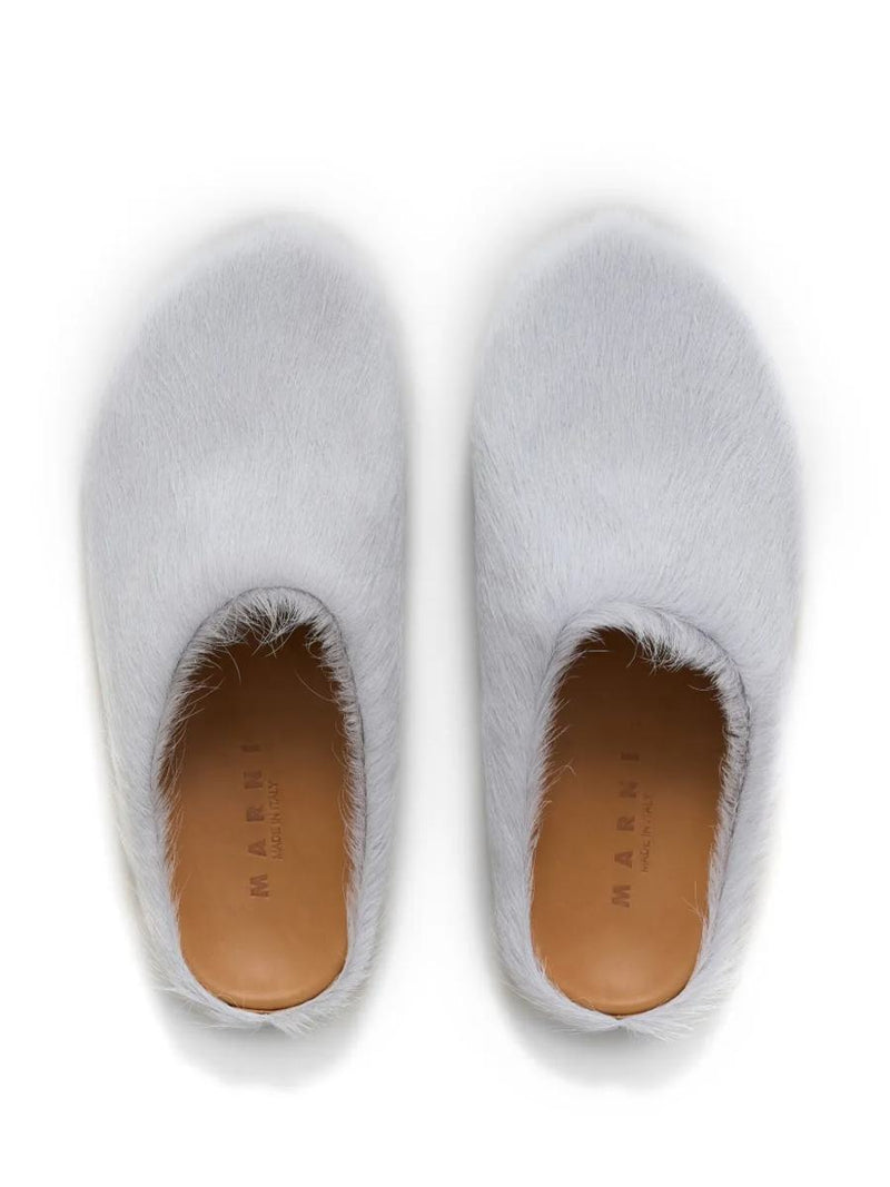 Marni Slippers Fussbett Sabot With Round Toe
