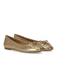 Michael Kors Nori Gold Ballet Flat Shoe