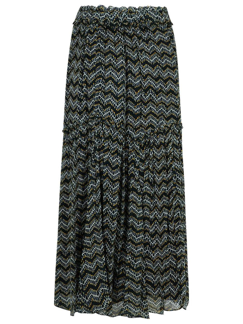 Isabel Marant Étoile 'Veronique' Black Viscose Skirt