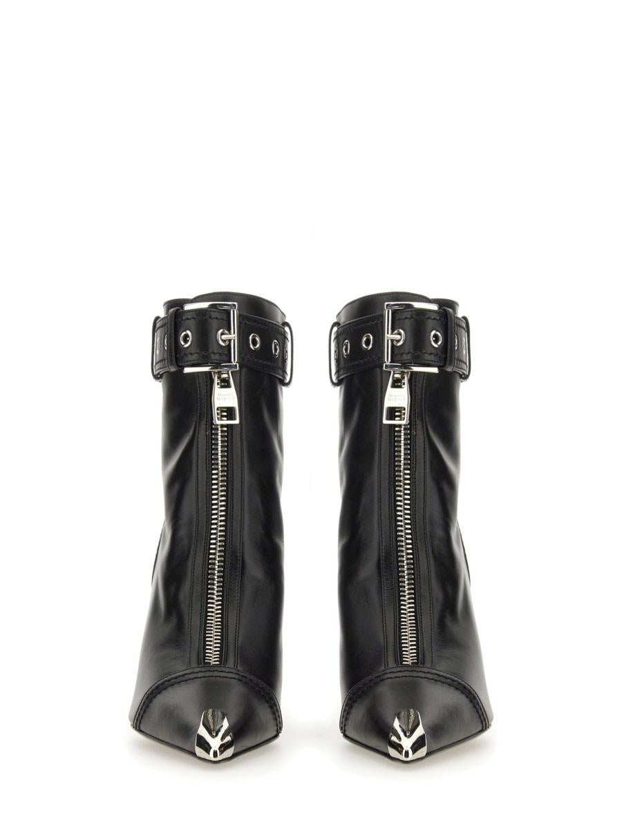 Alexander McQueen Slash Biker Boot