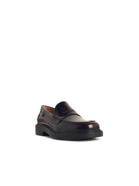 Tod'S Burgundy Leather Loafers