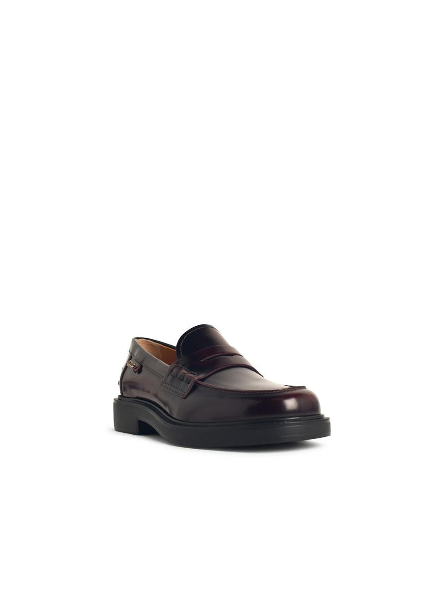 Tod'S Burgundy Leather Loafers