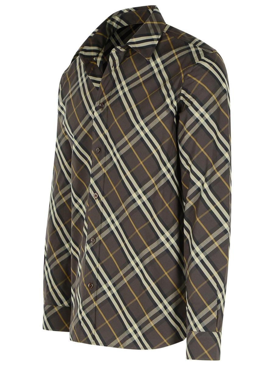 Burberry Brown Cotton Shirt