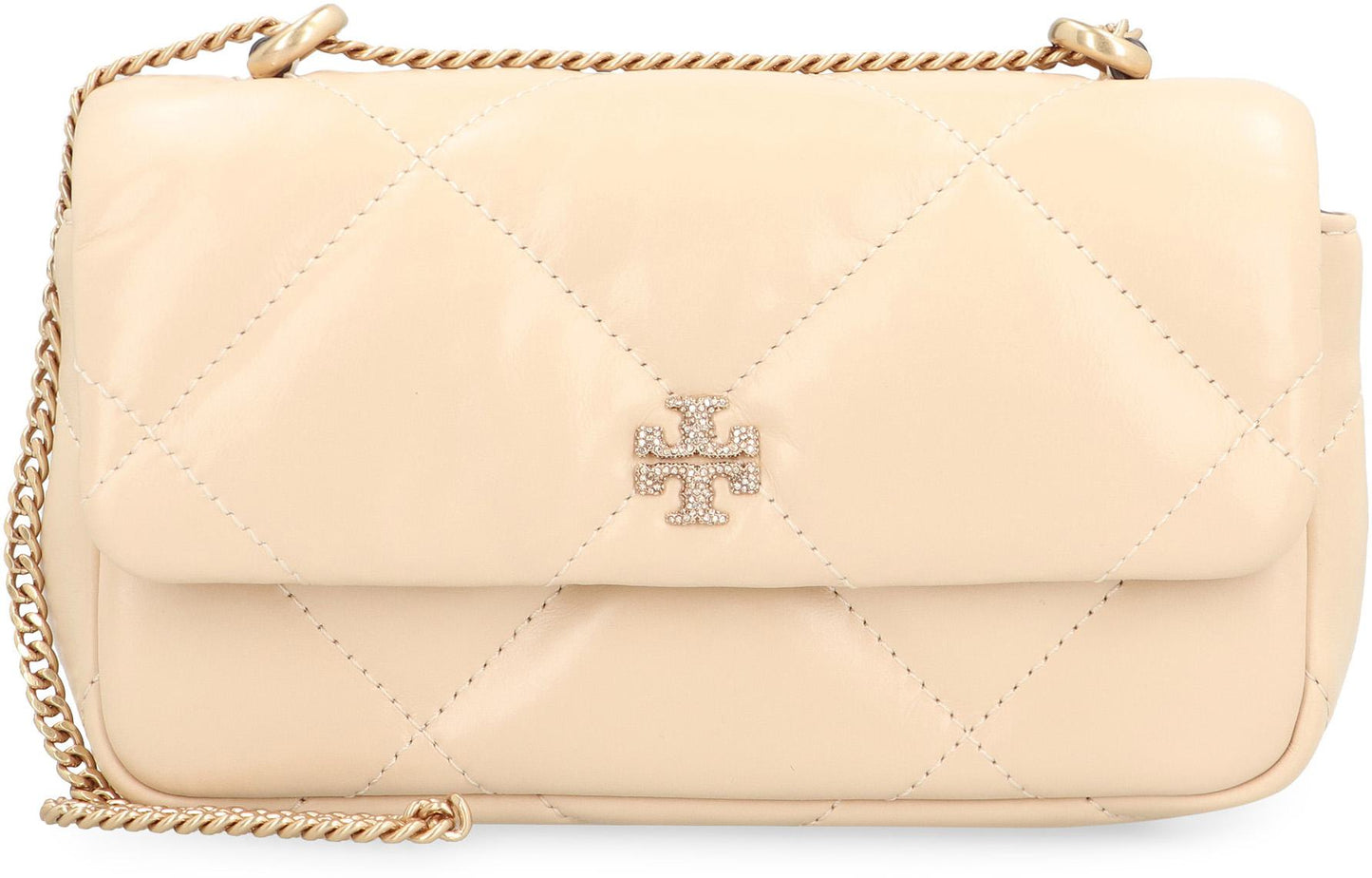Tory Burch Kira Diamond Leather Mini Crossbody Bag